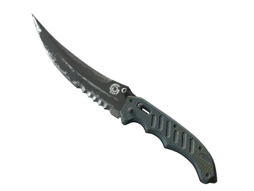 ★ StatTrak™ Flip Knife | Night (Battle-Scarred)