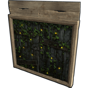 Fireflies Double Wooden Doors