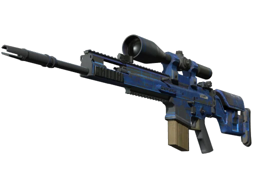 StatTrak™ SCAR-20 | Blueprint (Battle-Scarred)