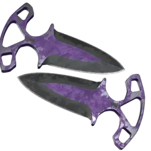 ★ StatTrak™ Shadow Daggers | Ultraviolet (Battle-Scarred)