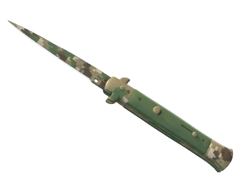 ★ StatTrak™ Stiletto Knife | Forest DDPAT (Well-Worn)