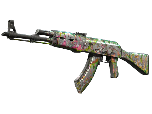 AK-47 | Head Shot (Well-Worn)
