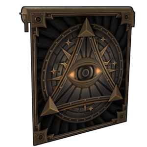 All-Seeing Eye Garage Door