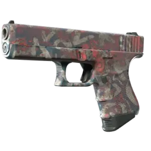 Glock-18 | Teal Graf (Minimal Wear)