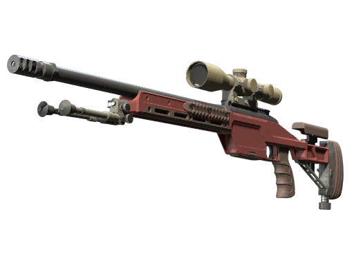 SSG 08 | Red Stone (Minimal Wear)