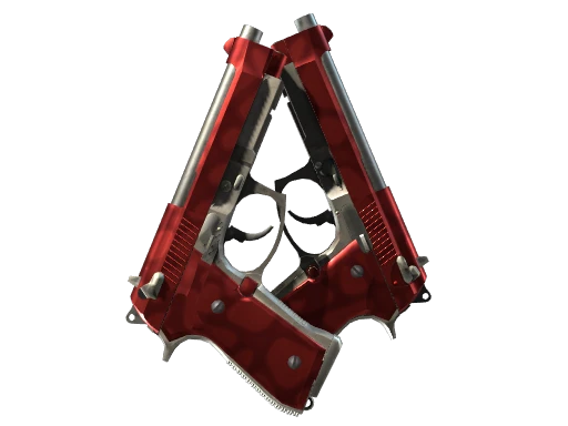 StatTrak™ Dual Berettas | Hemoglobin (Minimal Wear)