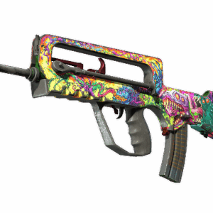 StatTrak™ FAMAS | Bad Trip (Battle-Scarred)