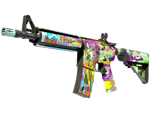 StatTrak™ M4A4 | In Living Color (Minimal Wear)