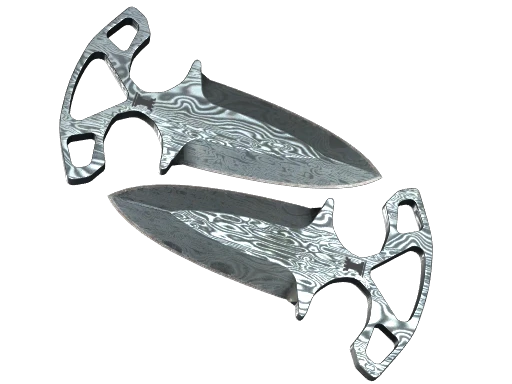 ★ Shadow Daggers | Damascus Steel (Battle-Scarred)