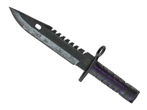★ StatTrak™ M9 Bayonet | Ultraviolet (Battle-Scarred)