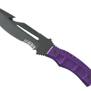 ★ StatTrak™ Survival Knife | Ultraviolet (Well-Worn)