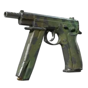 CZ75-Auto | Jungle Dashed (Well-Worn)