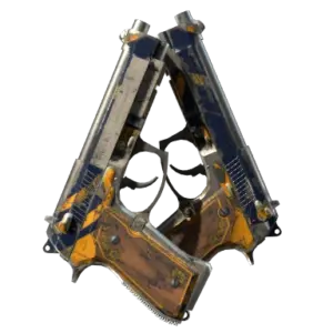 Dual Berettas | Marina (Battle-Scarred)