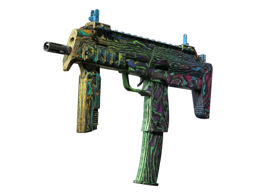 MP7 | Neon Ply (Battle-Scarred)