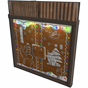 Rust Christmas Double Door