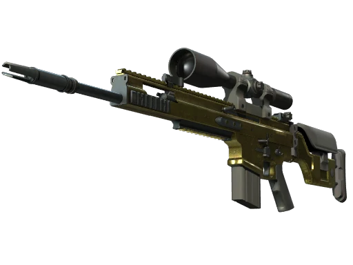 SCAR-20 | Brass (Field-Tested)