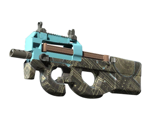 Souvenir P90 | Facility Negative (Minimal Wear)