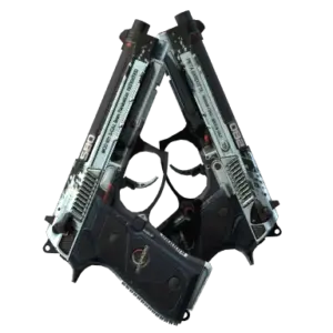 StatTrak™ Dual Berettas | Dezastre (Field-Tested)