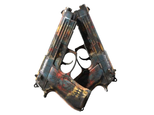 StatTrak™ Dual Berettas | Hideout (Field-Tested)