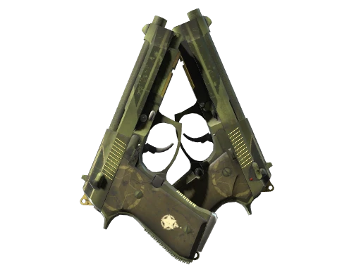 StatTrak™ Dual Berettas | Retribution (Minimal Wear)