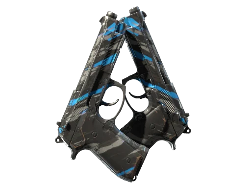 StatTrak™ Dual Berettas | Shred (Well-Worn)