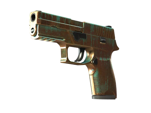 StatTrak™ P250 | Verdigris (Minimal Wear)