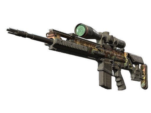 StatTrak™ SCAR-20 | Caged (Battle-Scarred)