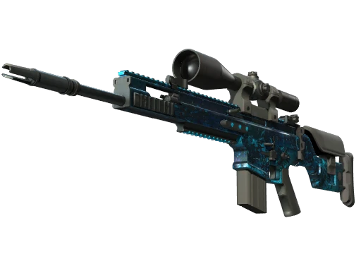 StatTrak™ SCAR-20 | Grotto (Well-Worn)