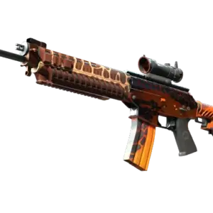 StatTrak™ SG 553 | Tiger Moth (Minimal Wear)