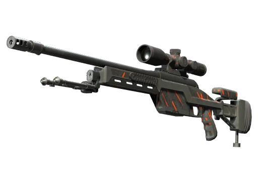 StatTrak™ SSG 08 | Slashed (Battle-Scarred)