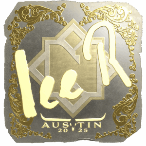 Sticker | 1eeR (Gold) | Austin 2025
