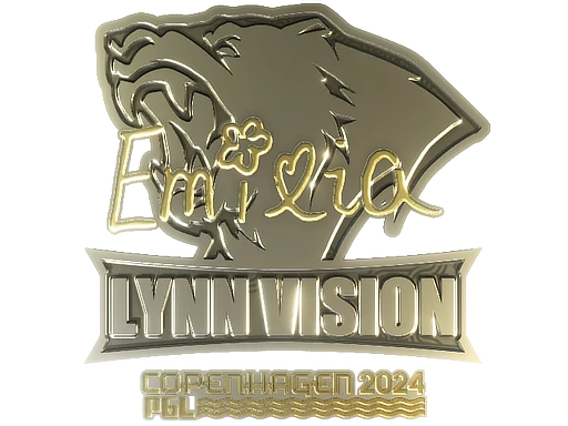 Sticker | EmiliaQAQ (Gold) | Copenhagen 2024