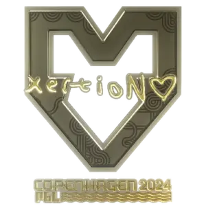 Sticker | xertioN (Gold) | Copenhagen 2024