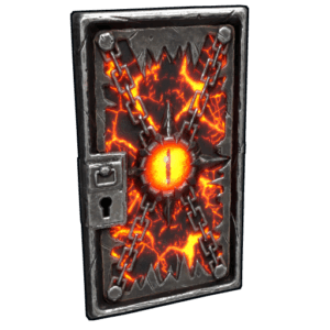 Watcher of Doom Metal Door