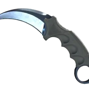 ★ Karambit | Blue Steel (Well-Worn)