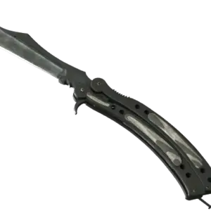 ★ StatTrak™ Butterfly Knife | Black Laminate (Battle-Scarred)