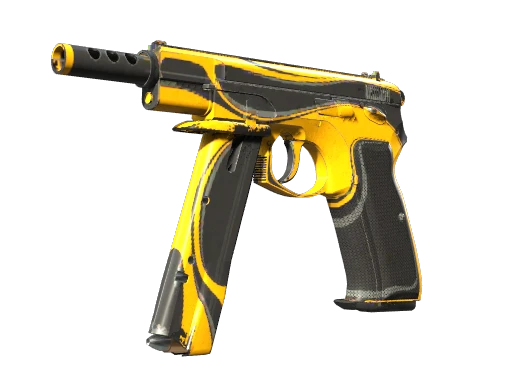 CZ75-Auto | Yellow Jacket (Well-Worn)