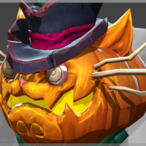 Inscribed Candy Cat Head