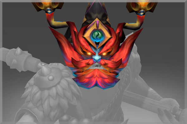 Inscribed Fury of the Damned Mask