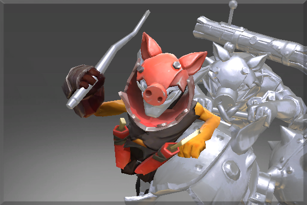 Inscribed Swine Helmet