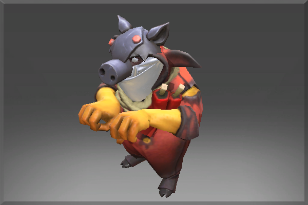 Inscribed Swine Visor