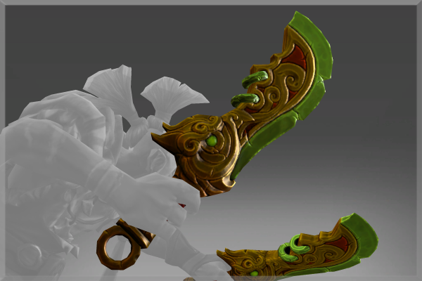 Inscribed Twin Blades of the Imperious Command