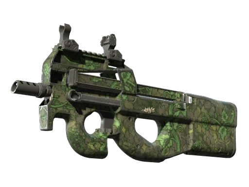 Souvenir P90 | Verdant Growth (Well-Worn)