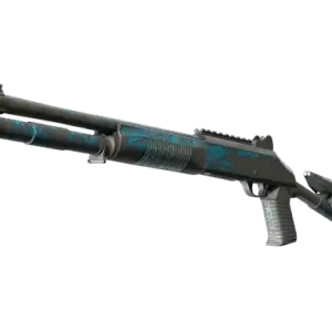 Souvenir XM1014 | VariCamo Blue (Battle-Scarred)