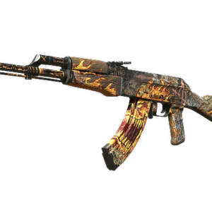StatTrak™ AK-47 | Searing Rage (Well-Worn)