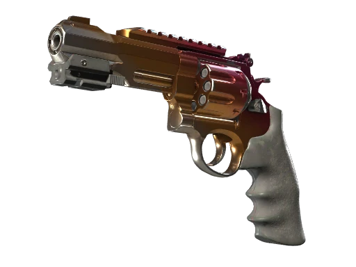 StatTrak™ R8 Revolver | Fade (Well-Worn)
