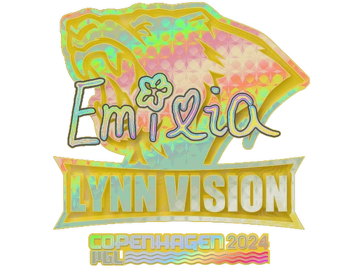Sticker | EmiliaQAQ (Holo) | Copenhagen 2024