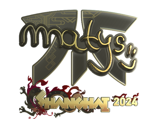 Sticker | MATYS (Gold) | Shanghai 2024