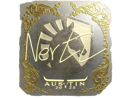 Sticker | NertZ (Gold) | Austin 2025