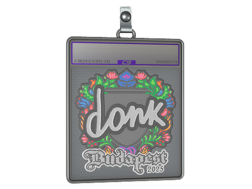 Sticker Slab | donk (Embroidered) | Budapest 2025